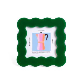 GREEN WAVY PHOTO FRAME