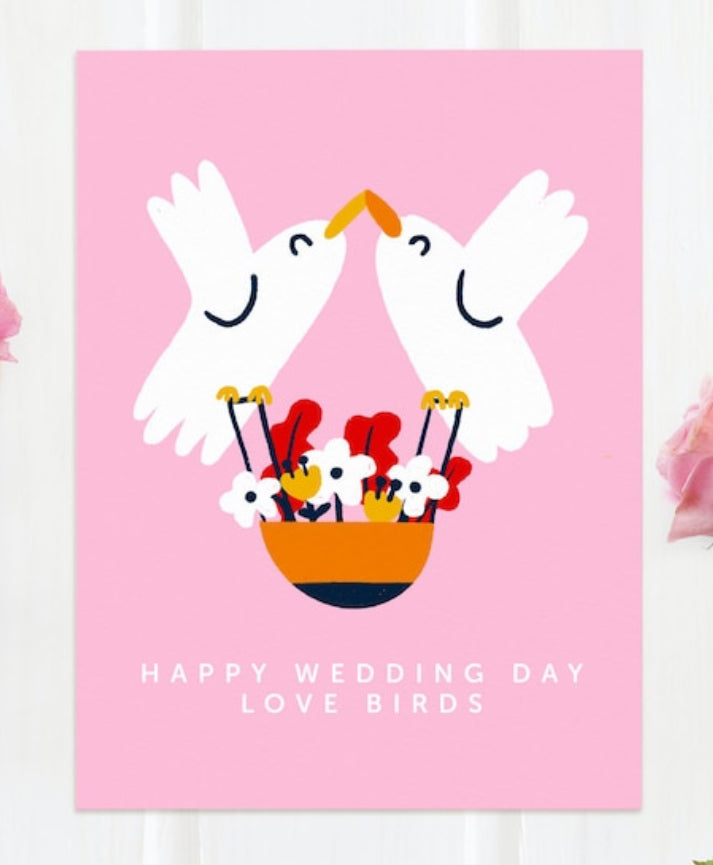 HAPPY WEDDING DAY LIVE BIRDS