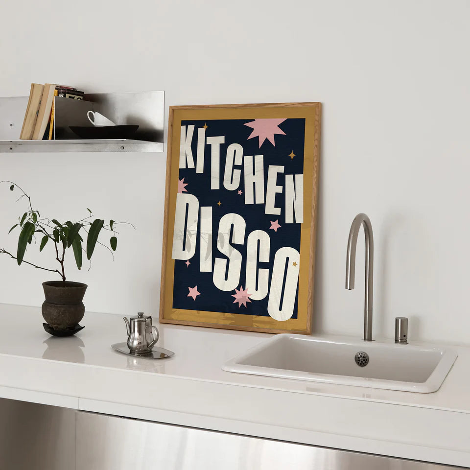 KITCHEN DISCO ART PRINT