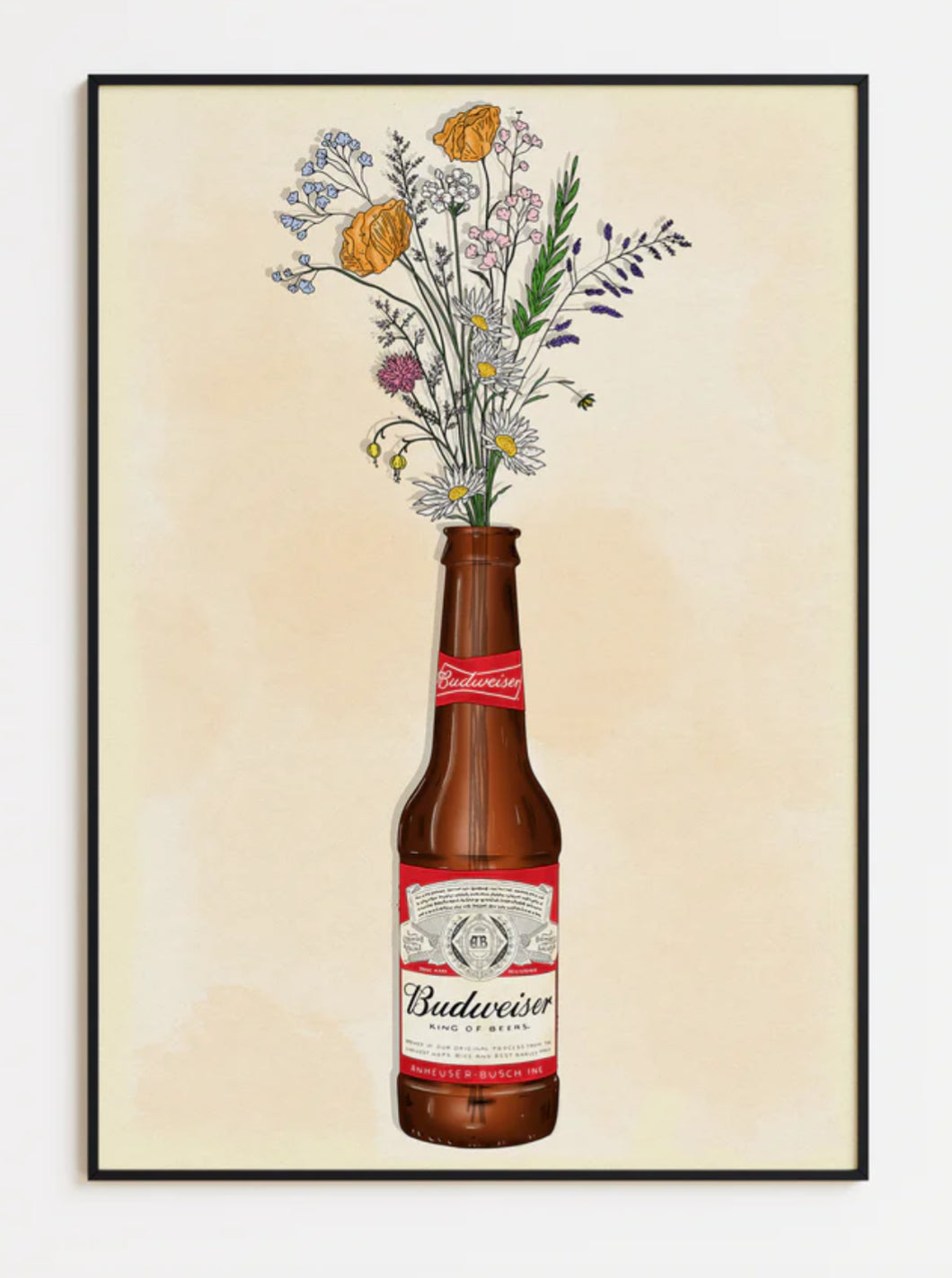 BUDWEISER AND FLOWERS