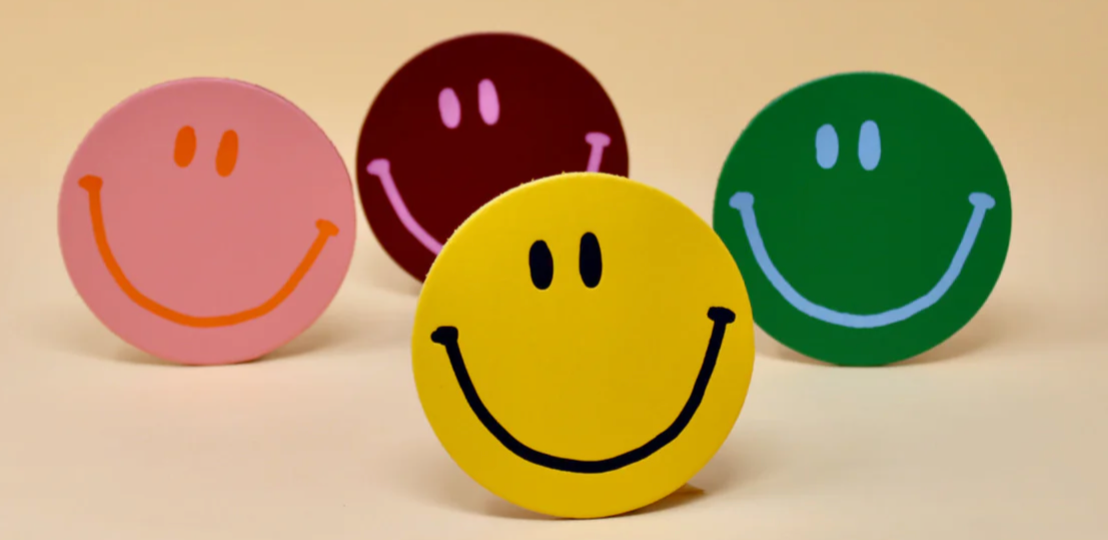 HAPPY FACE COASTERS