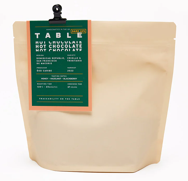 HOT CHOCLATE 62% DOMINICAN REPUBLIC