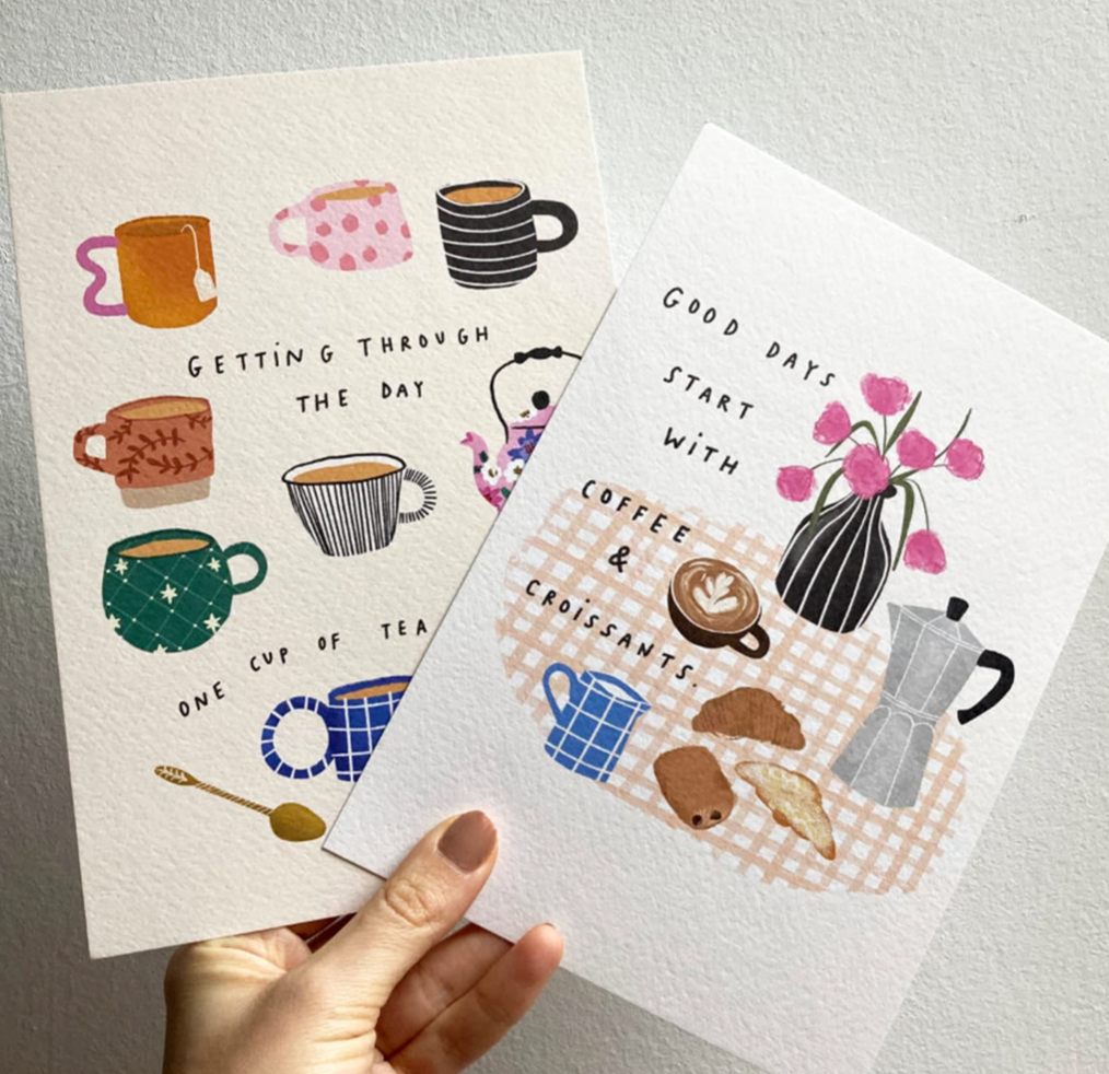 GOOD DAYS START WITH COFFEE & CROISSANTS