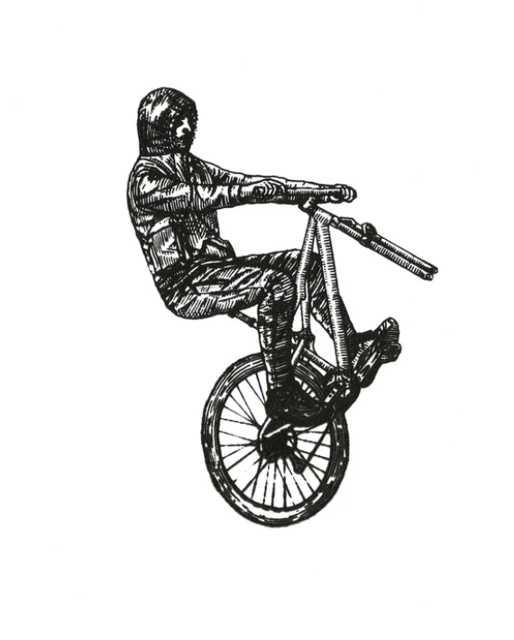 WHEELIE SCREEN PRINT
