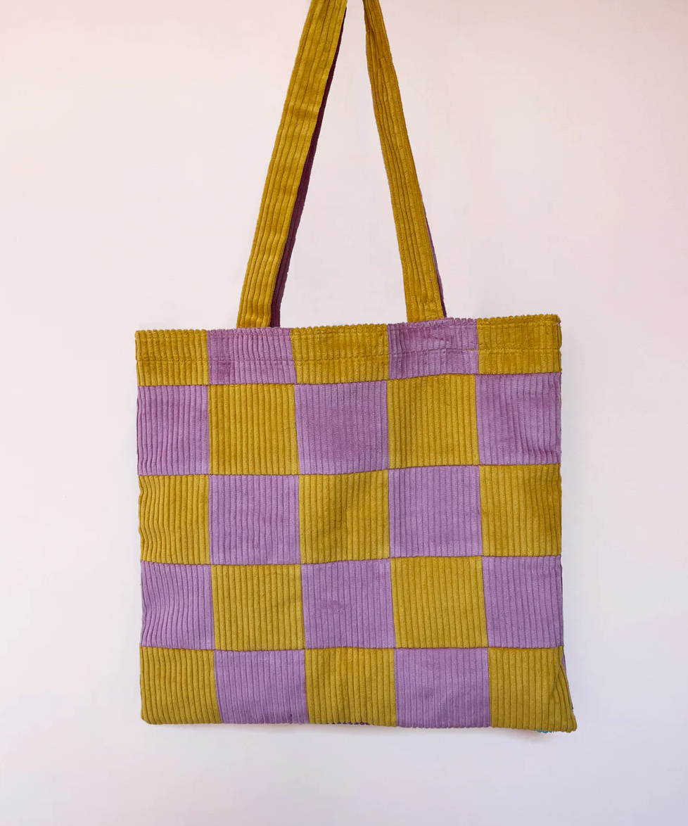 Checkered Tote Bag