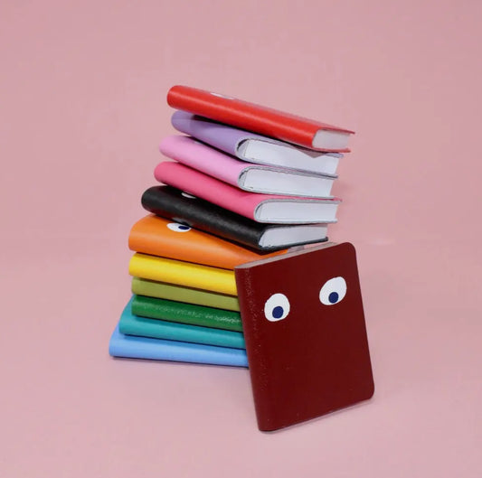 MINI LEATHER EYES NOTEBOOK