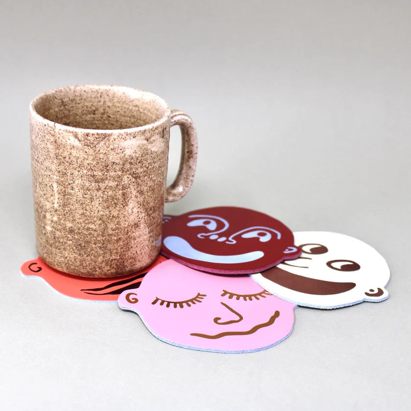 SMILEY ALL EARS COASTERS