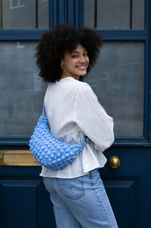 CORNFLOWER BLUE CROSSBODY BAG