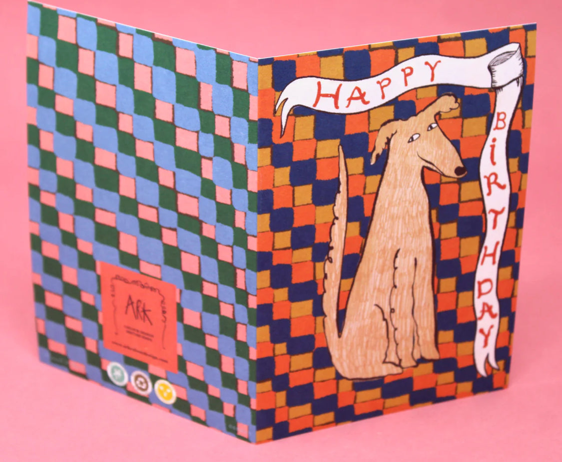 HAPPY BIRTHDAY DOG CARD