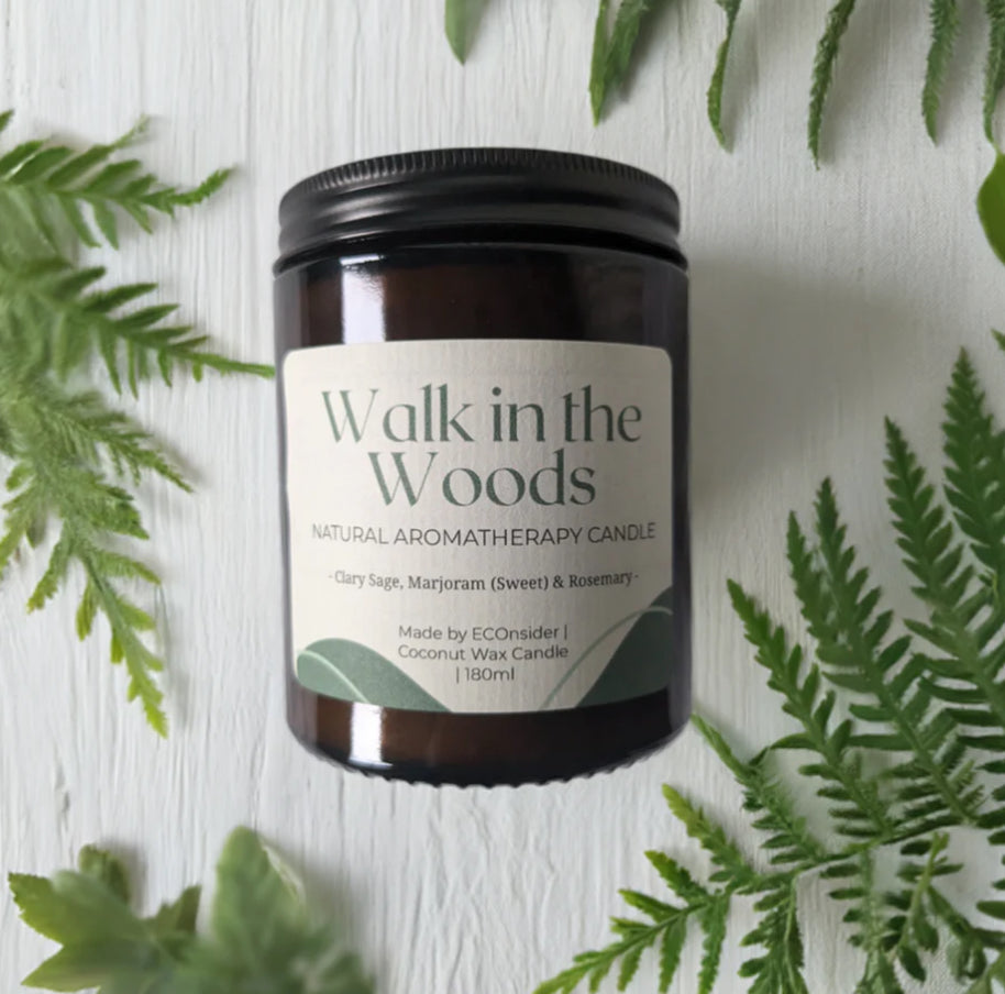 ECONSIDER AROMATHERAPY CANDLE - WALK IN THE WOODS