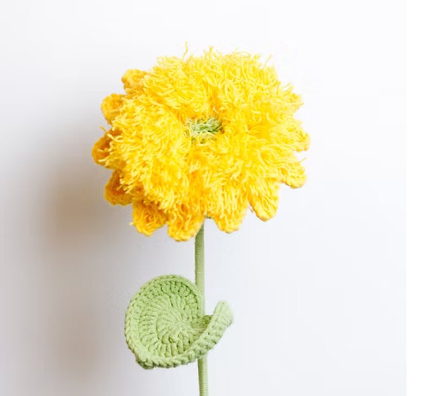 TEDDYBEAR CROCHET SUNFLOWER