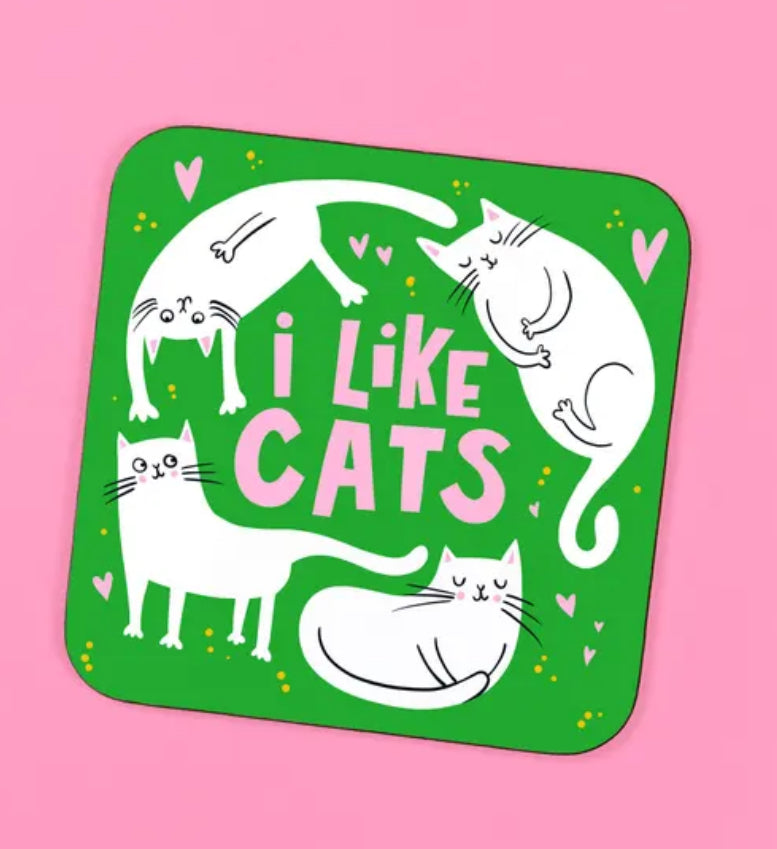 I LIKE CATS COASTER
