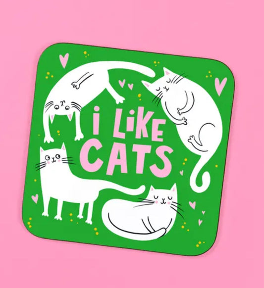 I LIKE CATS COASTER