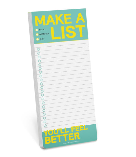 MAKE A LIST