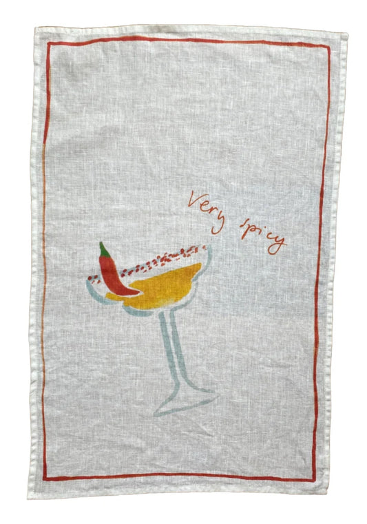 VERY SPICY TEA TOWEL