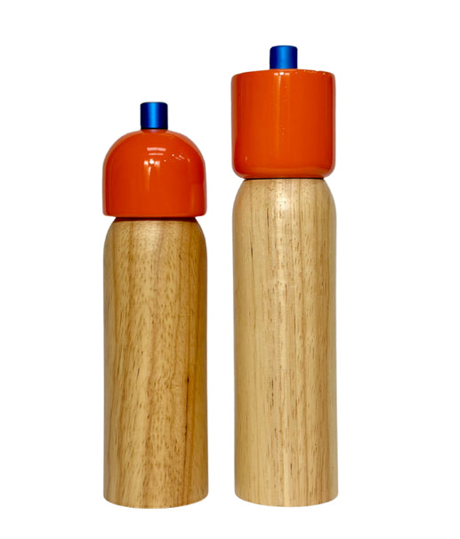 SALT & PEPPER GRINDER - ORANGE & BLUE