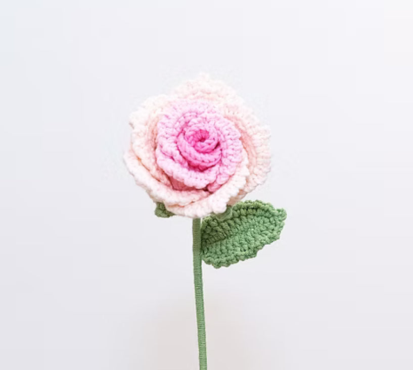 CROCHET BOURBON ROSES