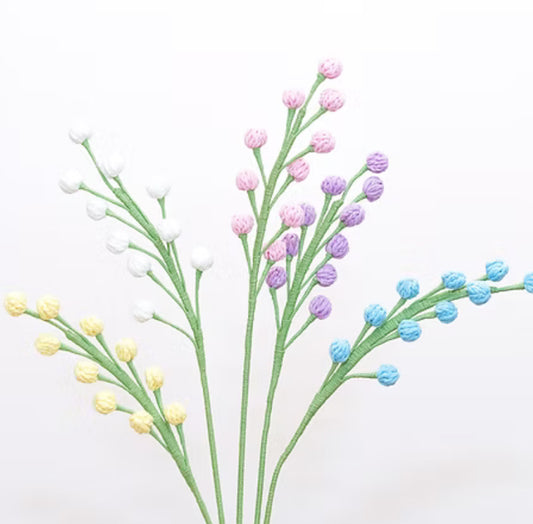 CROCHET BERRY FLOWERS