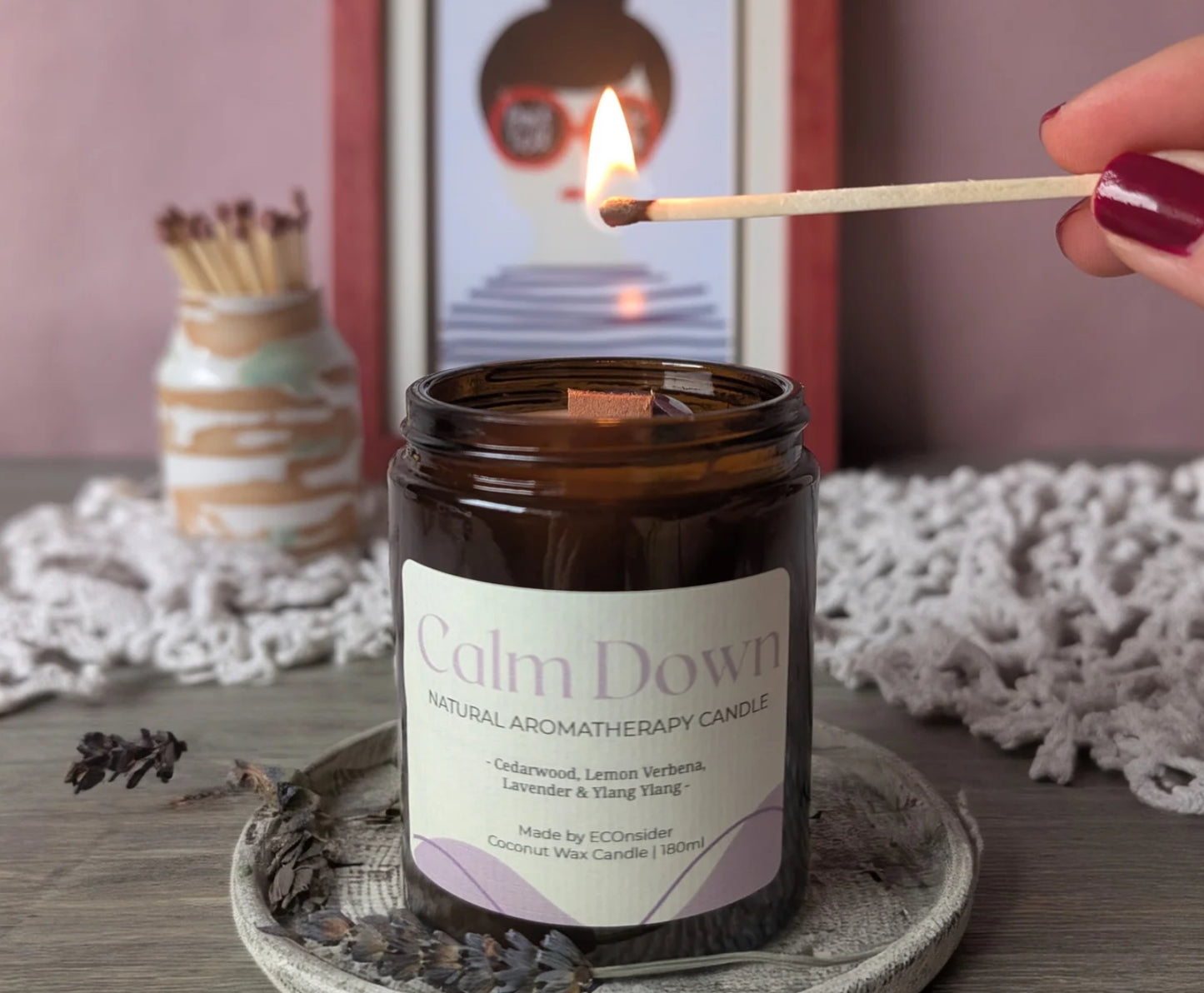 ECONSIDER AROMATHERAPY CANDLE - CALM DOWN