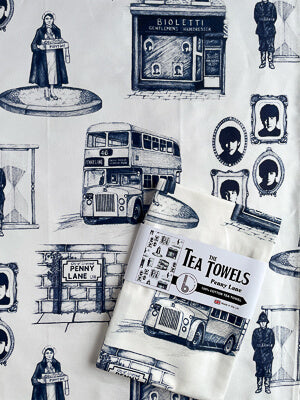 PENNY LANE TOILE TEA TOWEL