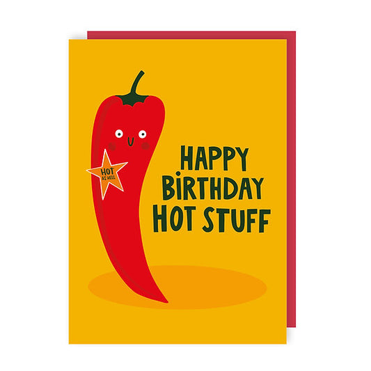 HAPPY BIRTHDAY HOT STUFF CARD