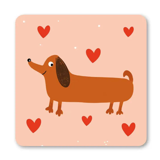 SAUSAGE DOG COASTER