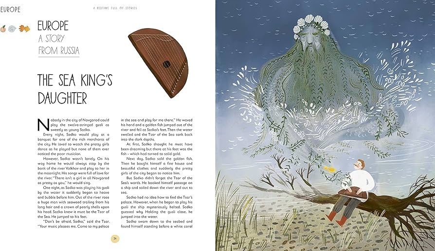 A BEDTIME FULL OF STORIES: 50 FOLKTALES AND LEGENDS FROM AROUND THE WORLD