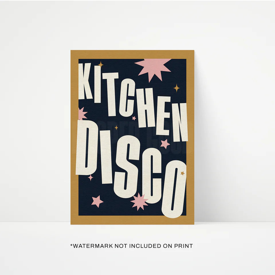 KITCHEN DISCO ART PRINT