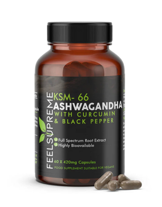 FEEL SUPREME ASHWAGANDHA & CURCUMIN