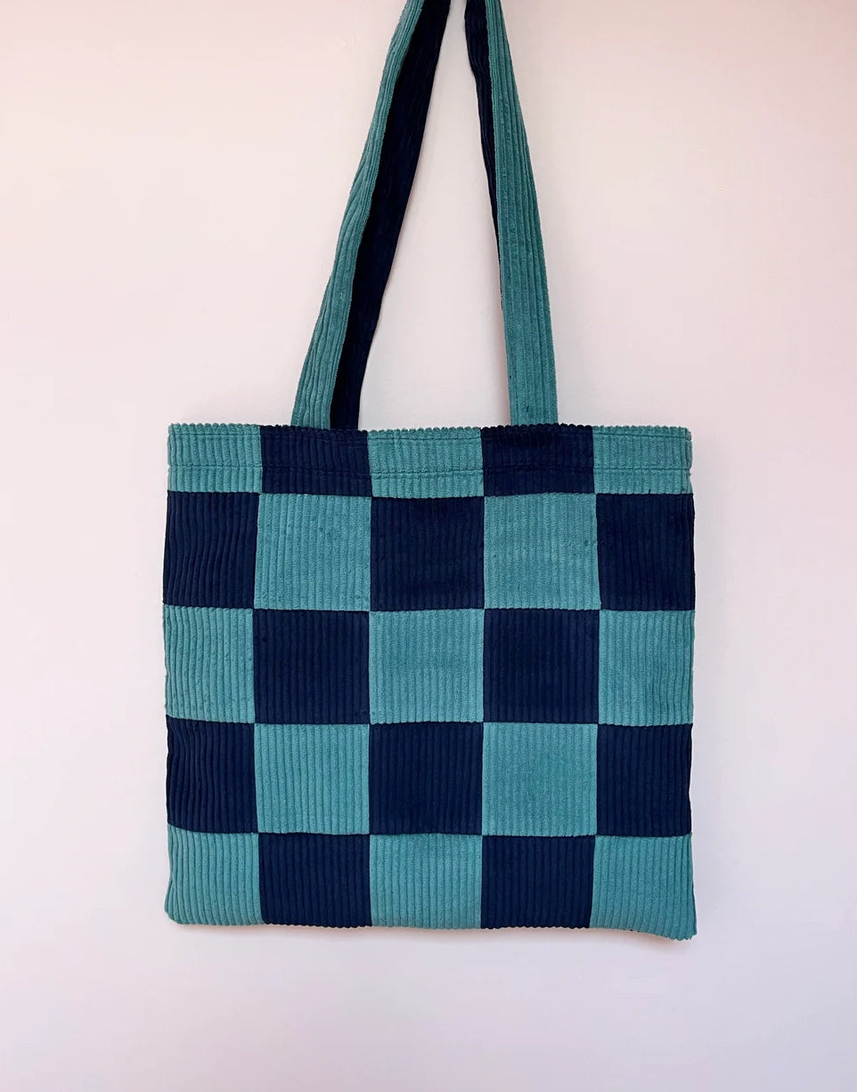 Checkered Tote Bag
