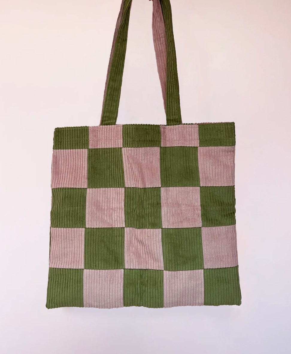 Checkered Tote Bag