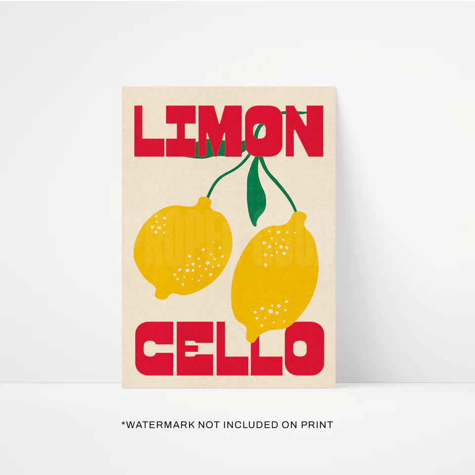 Limoncello Print