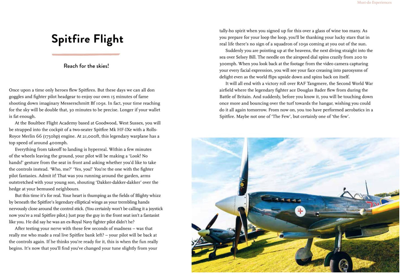 THE GREAT BRITISH BUCKET LIST