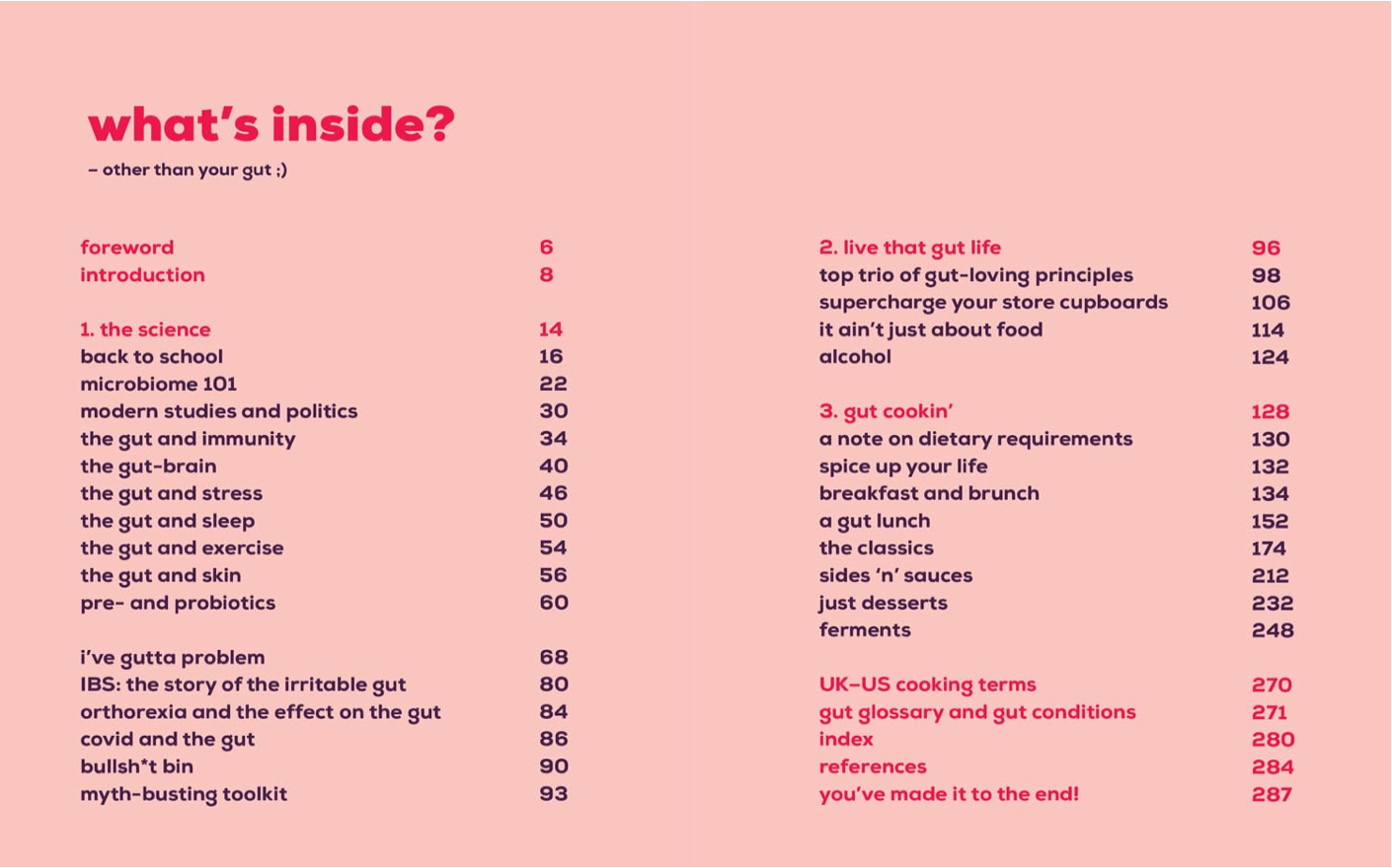 THE GUT STUFF - COOKBOOK