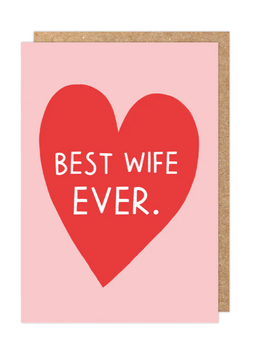 BEST WIFE EVER - CARD