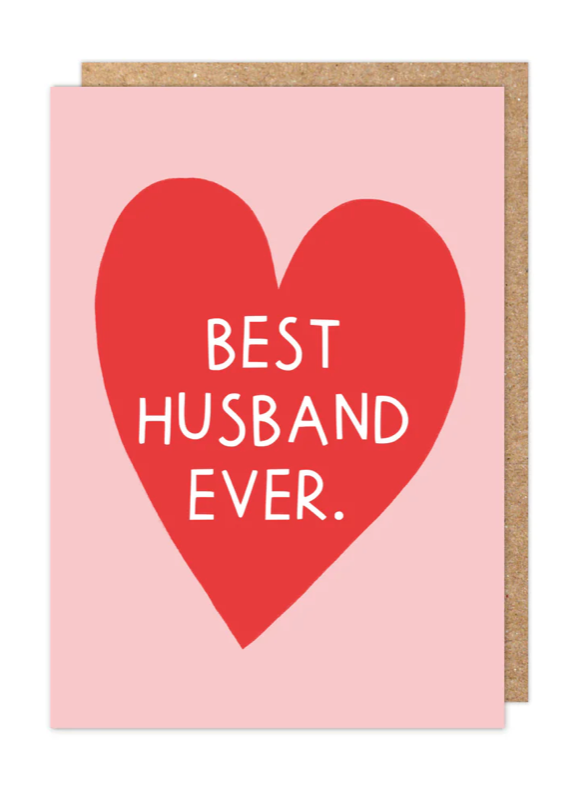 BEST HUSBAND EVER. - CARD