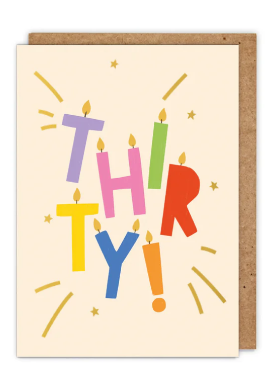 THIRTY! - CARD