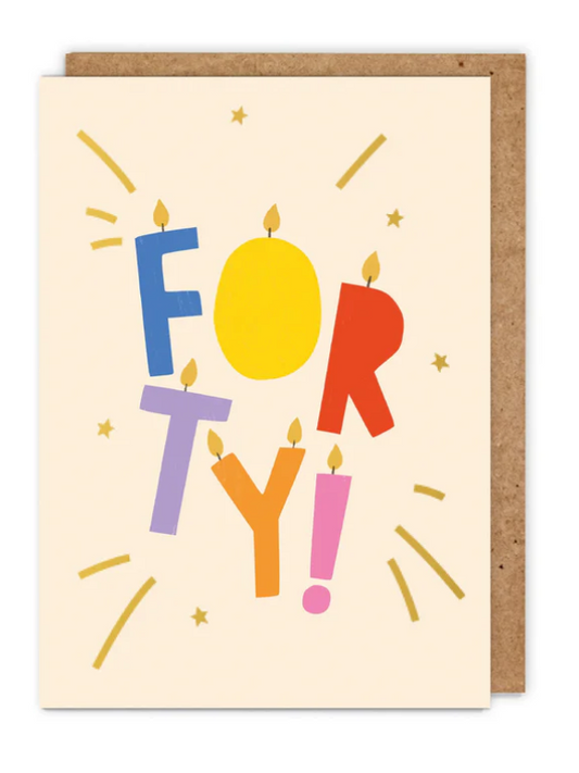 FORTY! - CARD