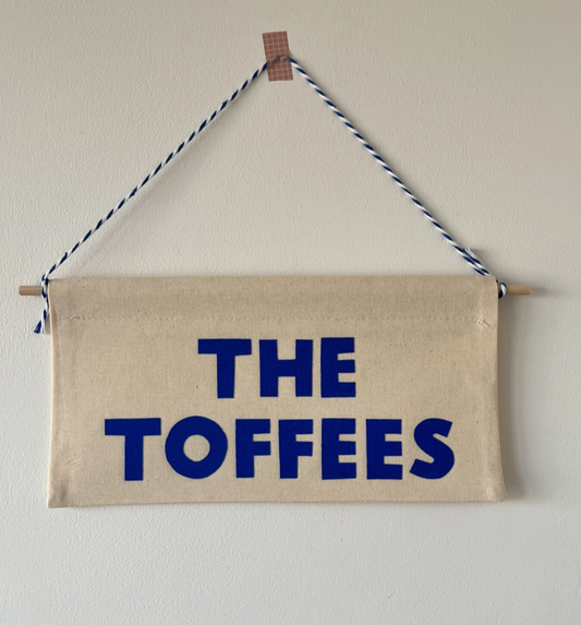 EVERTON 'THE TOFFEES' WALL BANNER