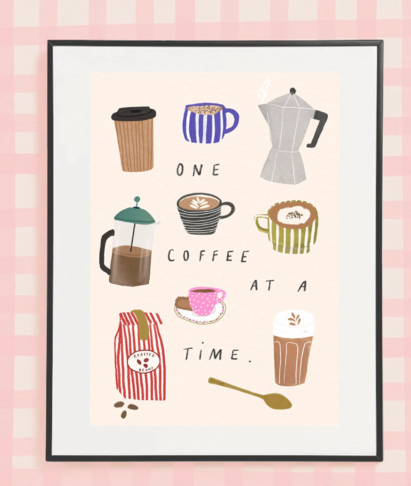 ONE COFFEE AT A TIME.