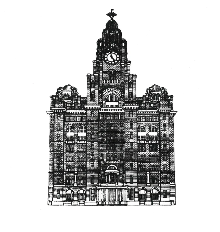LIVER BUILDING SCREEN PRINT