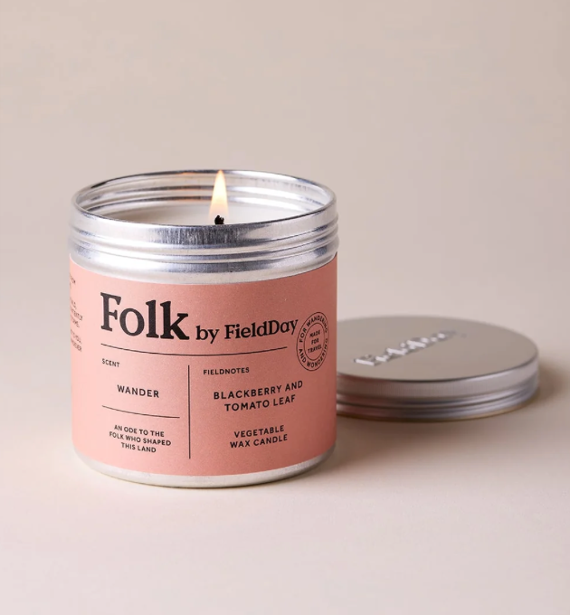 WANDER FOLK TIN CANDLE