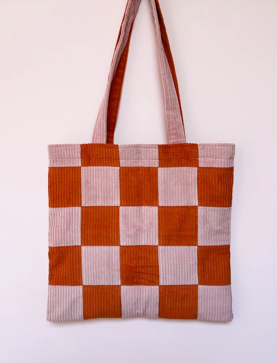 Checkered Tote Bag