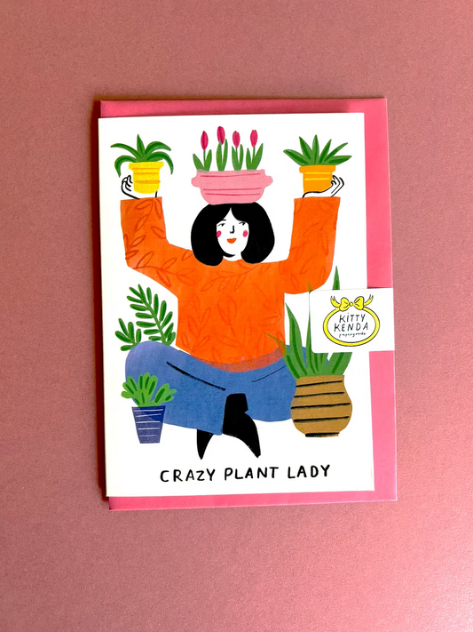 CRAZY PLANT LADY CARD