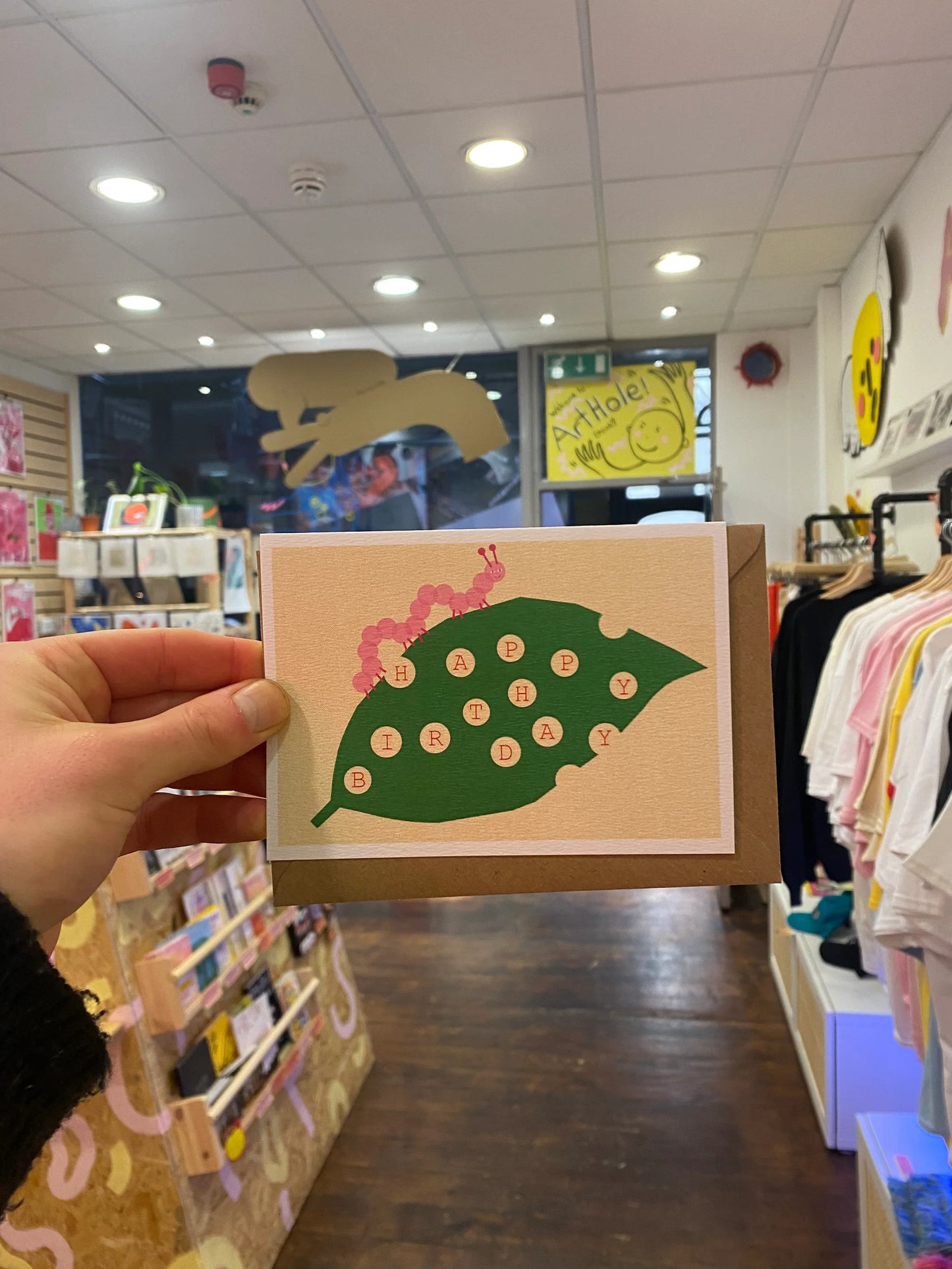 HAPPY BIRTHDAY WORM CARD